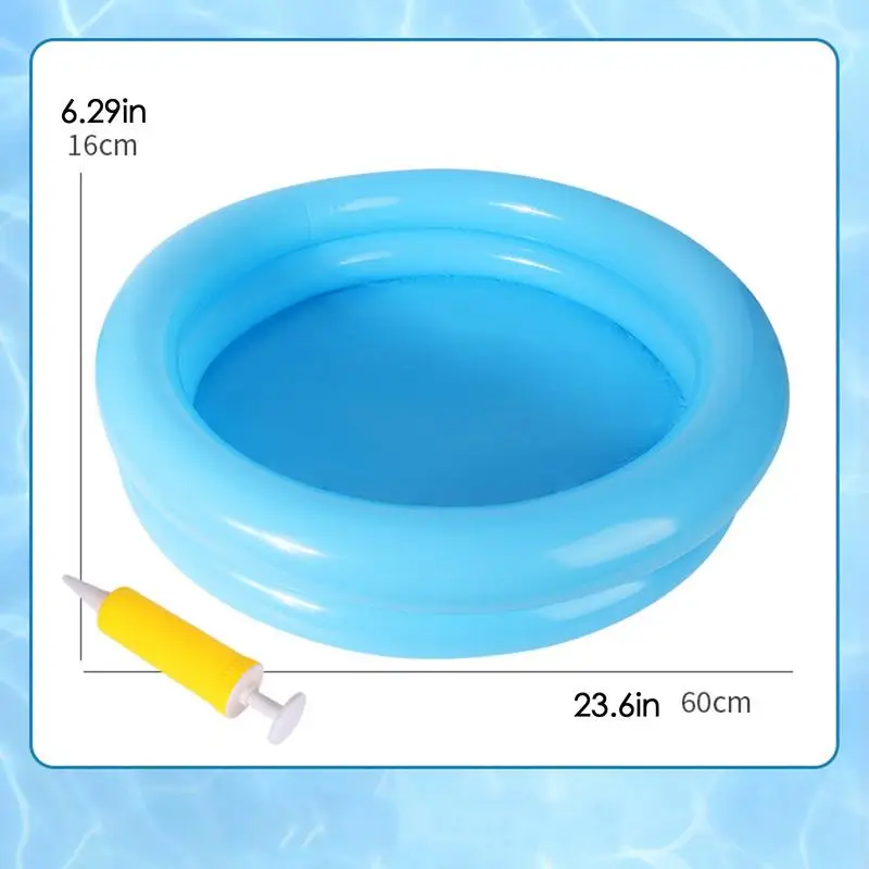Inflatable Pool Foot Bath Basin Portable Pool Foot Wash Basin Inflatable Water Storage Basin Foot Wash Tub For Swimming Pool