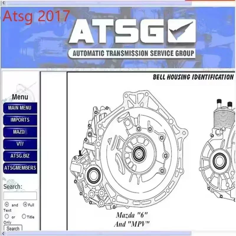 

New Auto ATSG 2017 Transmission Repair Manual Cars Software Hot Sale Diagnostic Guide Service Info for Automatic Transmissions