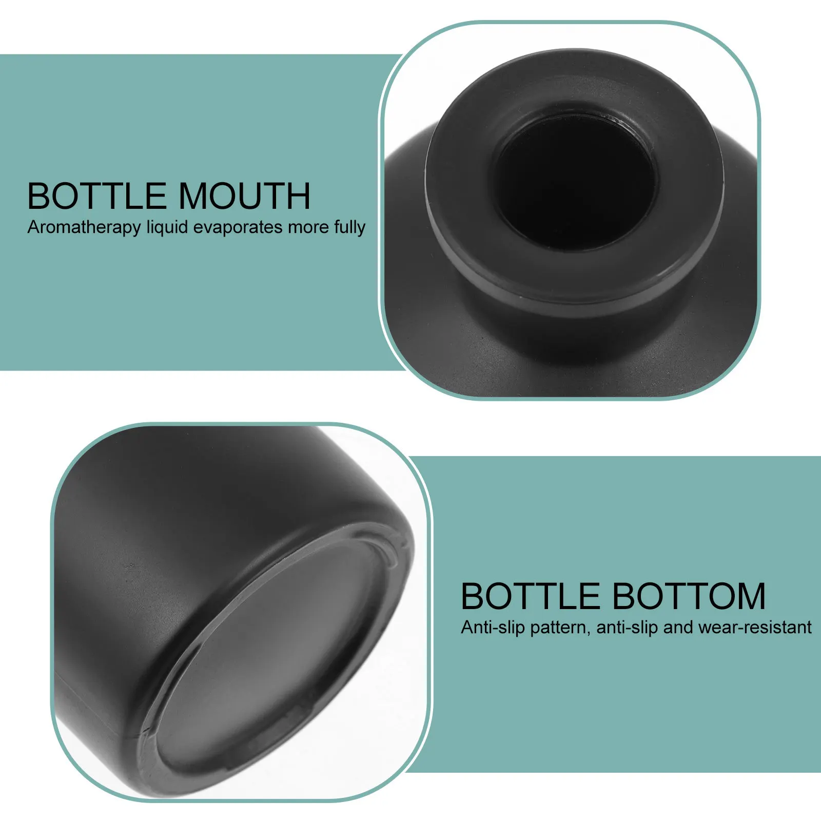 

3Pcs Glass Aroma Bottles for Essential Oils Perfume Storage Home Decor Desktop Aromatherapy Dispensing Container