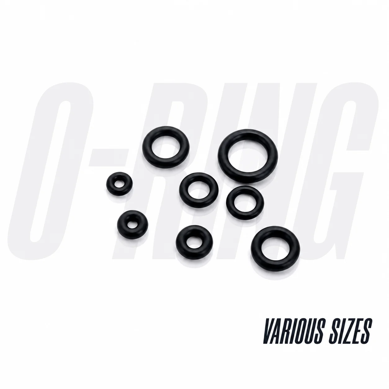 250PCS/box Anti-aging VMQ Silicone O-ring Seal CS 1/1.5mm Outer Diameter 3mm~8mm Electromechanical Maintenance Spare Seal