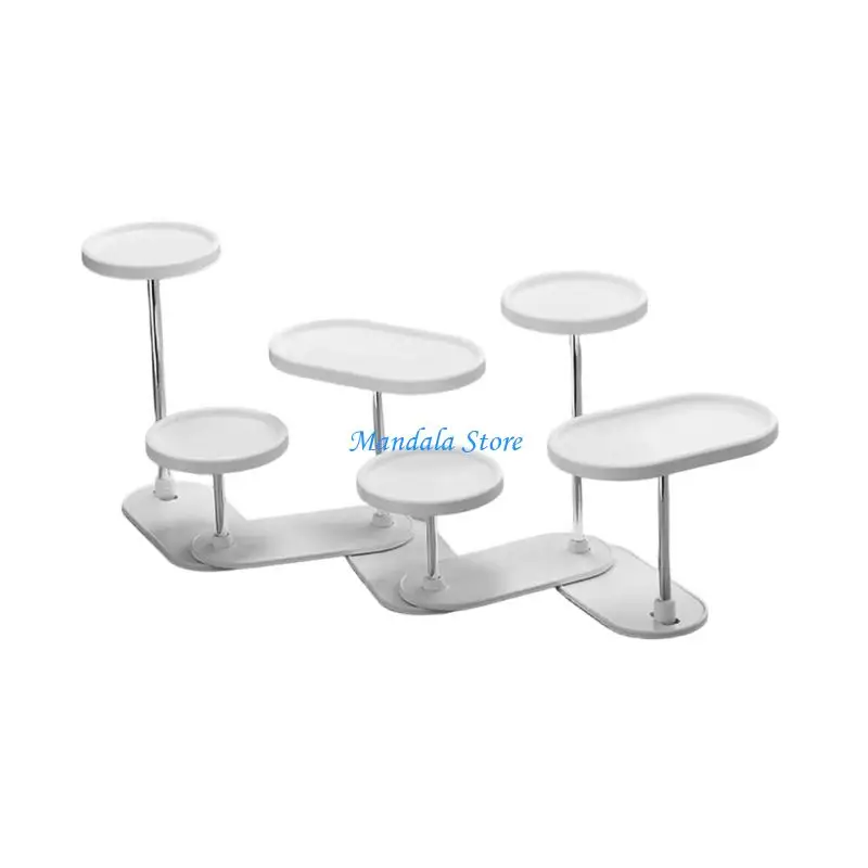 U2JC Multilevel Rotating Step Shelf For Showcasing Action Figures And Miniature Models