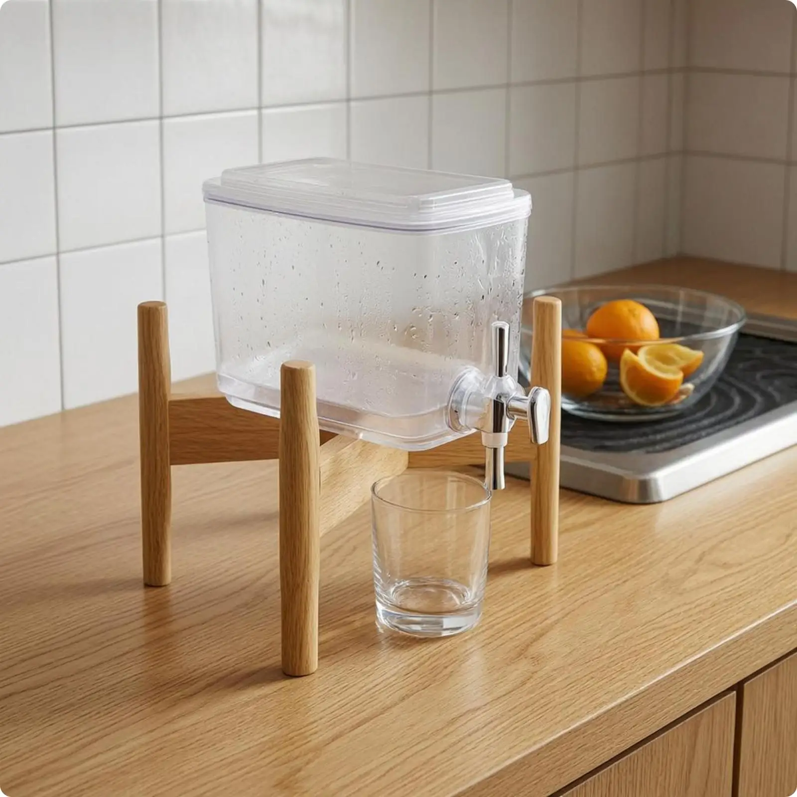 Beverage Dispenser Stand Drink Dispenser Stand Center CrossbarSupport Serving