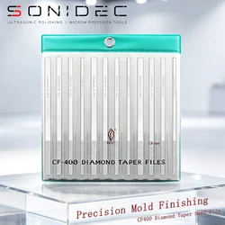 12pcs Best Ultra Thin Flat Oblique File CF400 Deburring Files Tool Set Wholesale Hand Tools Mold Removal Fire Pattern