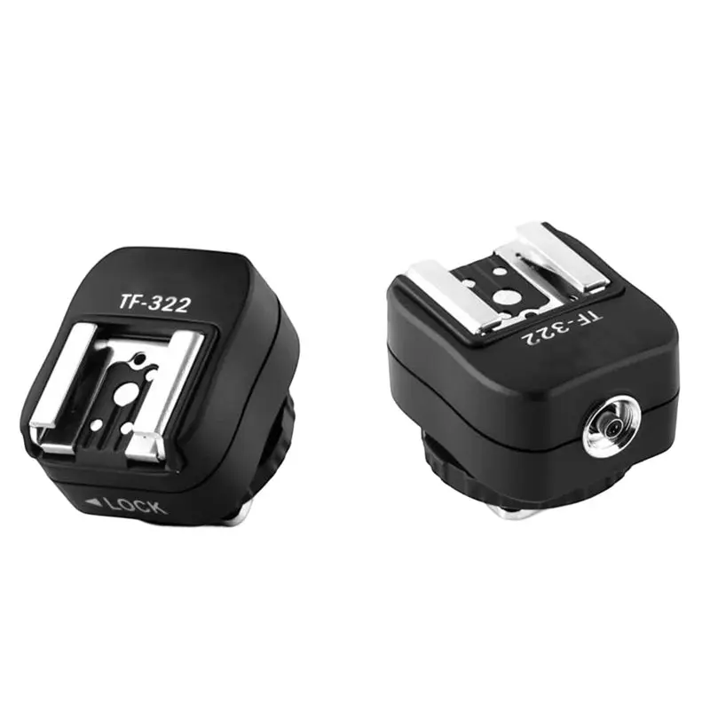 AA60-TF-322 For Nikon Camera To Canon Speedlite Flash Conversion Adapter, Hot Shoe Interface Single Contact Trigger