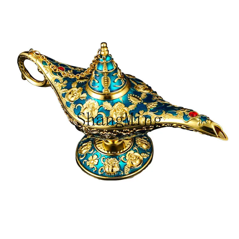 

PYH light luxury classical style search banner lamp ornament temperament retro pattern wishing lamp bedroom decoration crafts