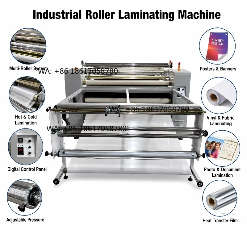 200*1700mm  Roll-to-Roll Roller Sublimation Heat Transfer Machine.