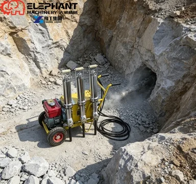 Rock Splitter Hydraulic Feather Wedge Splitter For Quarry Stone Block Separation Processing