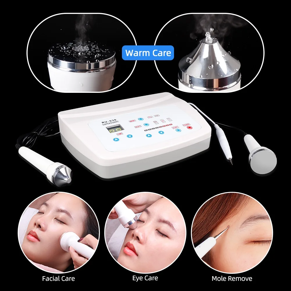 

3-IN-1 Ultrasonic Facial Machine Spot Freckle Removal Pen Anti Aging Ultrasound Face Body Massager Anti-Wrinkle Lifiting Skin