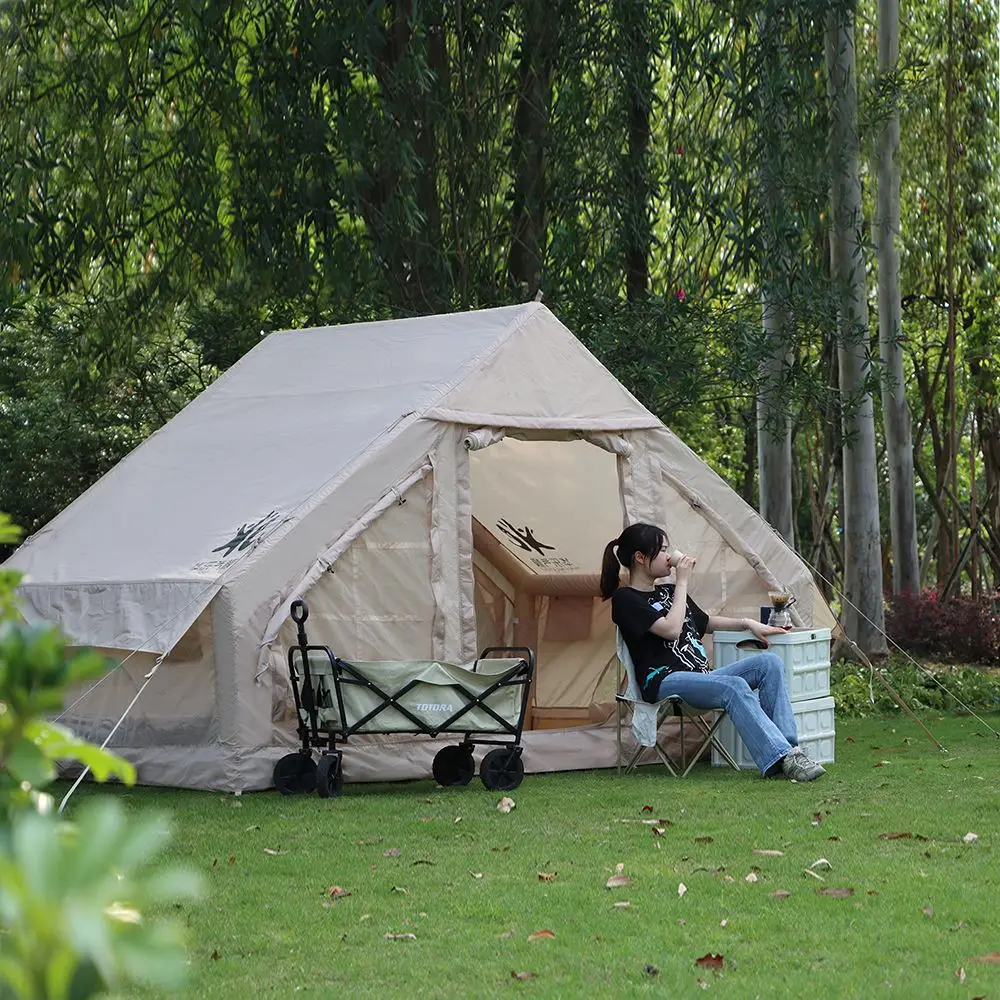 

Уличные палатки для кемпинга, надувные непромокаемые, полностью автоматические, для кемпинга, надувные палатки для кемпинга на 3-4 человека