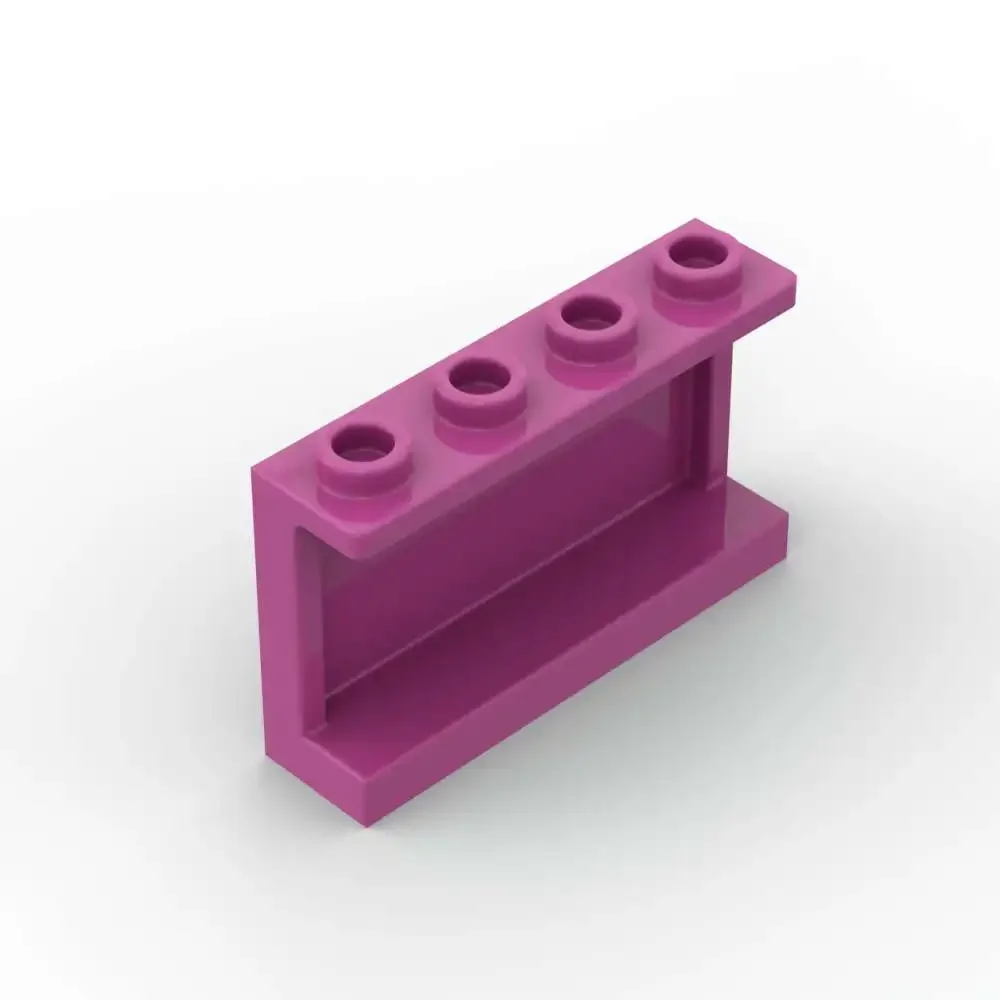 

MOC 10PCS Part Bricks Hollow Studs - 1x4x2 Wall Panels Building Blocks Kit With Side Support Particle DIY Toys Birthday Kid Gift