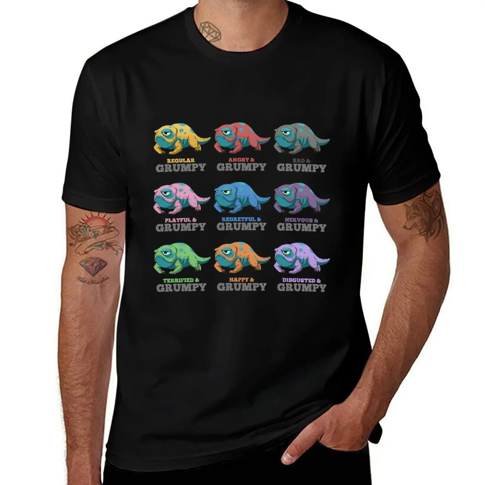 Many Moods of Bait T-Shirt t shirts for man slim fit cotton tshirt 100% T-Shirt