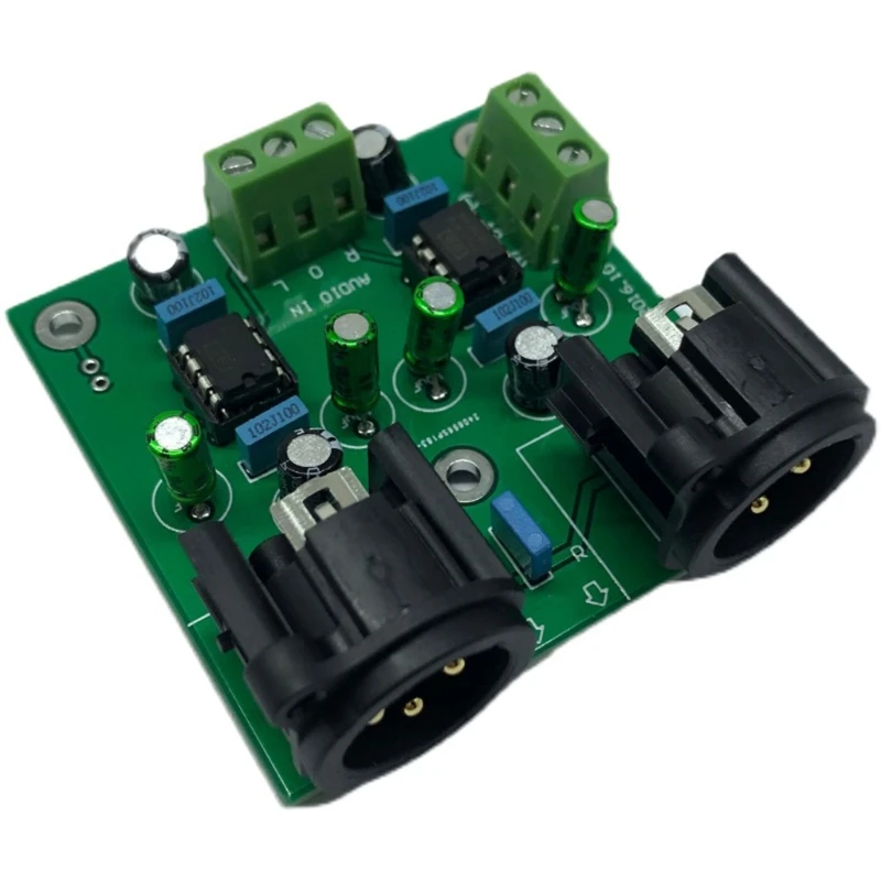 DRV134PA 2.0 Channel Single-ended Balanced Used for Pre-audio Amplifier Headphone Amplifier Board Module Accessory