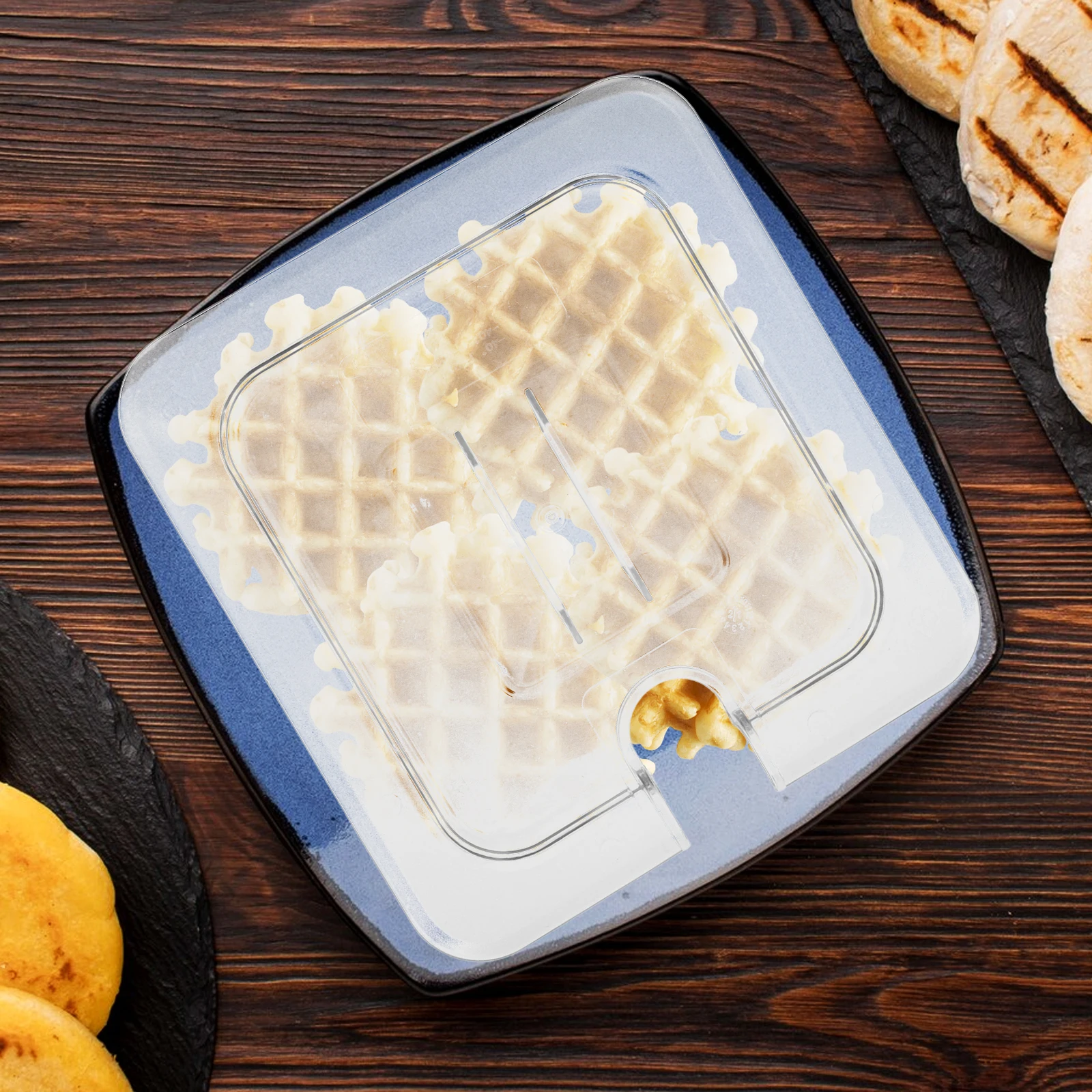 

6 Pcs Plastic Dining Plate Cover for Serving Platters Food Pans Hotel Lid Commercial Catering Steam Tray
