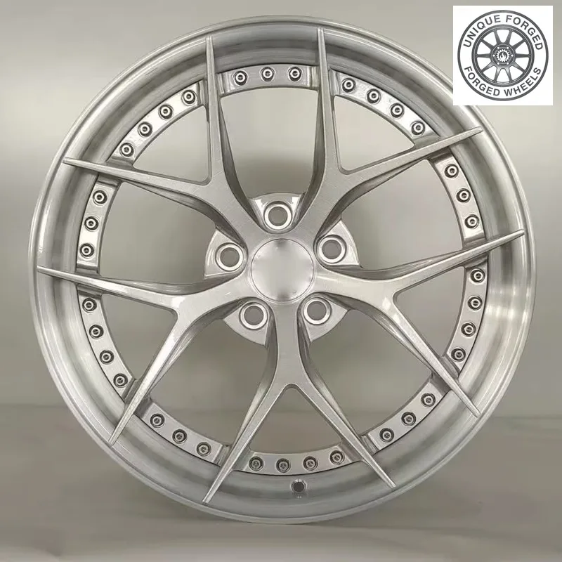 26 Style 2‑Piece 17 18 19 20 21 22 24 Inch Muti Spoke 5X114.3 5X120 5X112 Passenger Car Wheel Alloy Rims Custom Forged Wheels