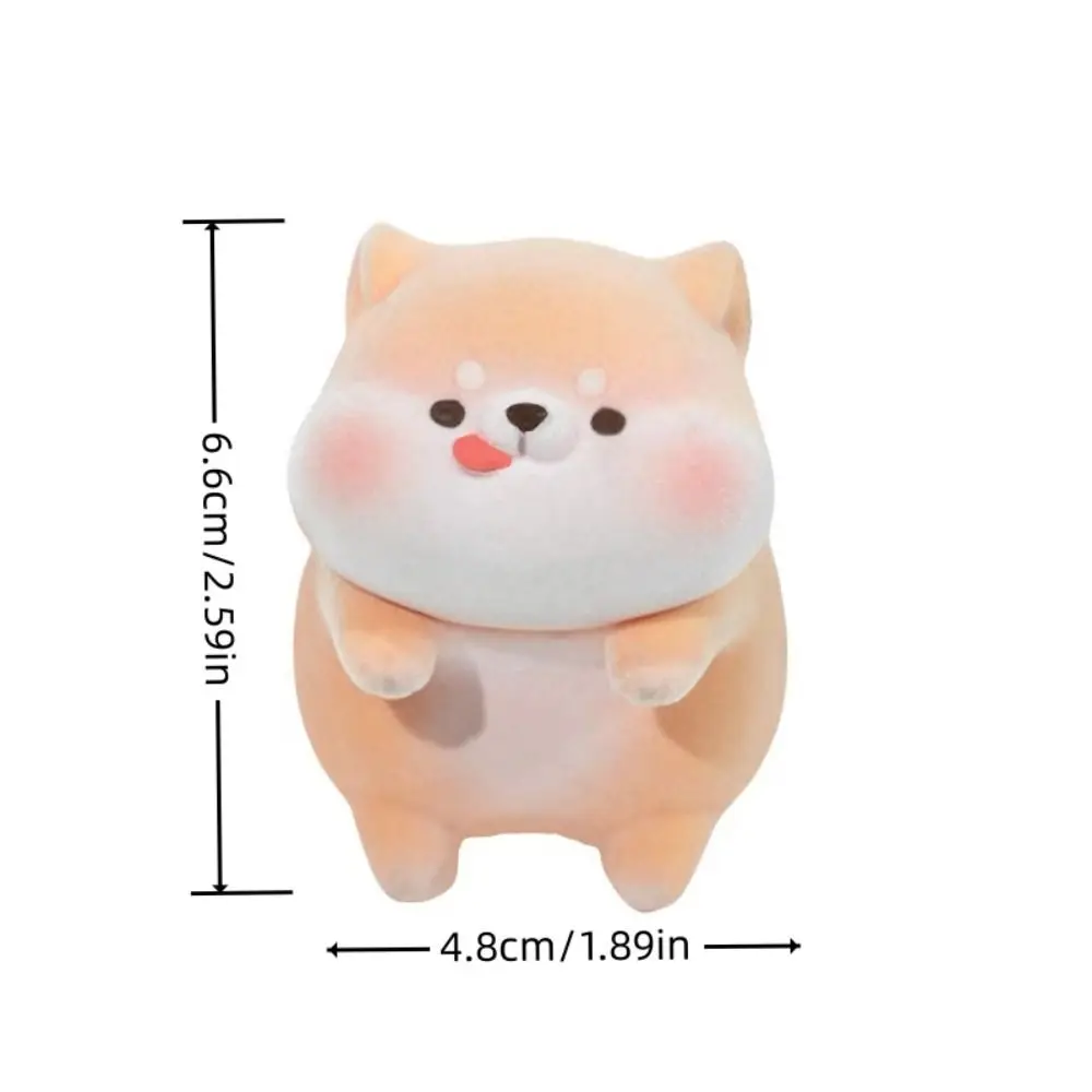 4Pcs/8pcs/set Flocking Computer Monitor Decoration Desk Ornament Computer Display Screen Animal Model Cartoon Rabbit