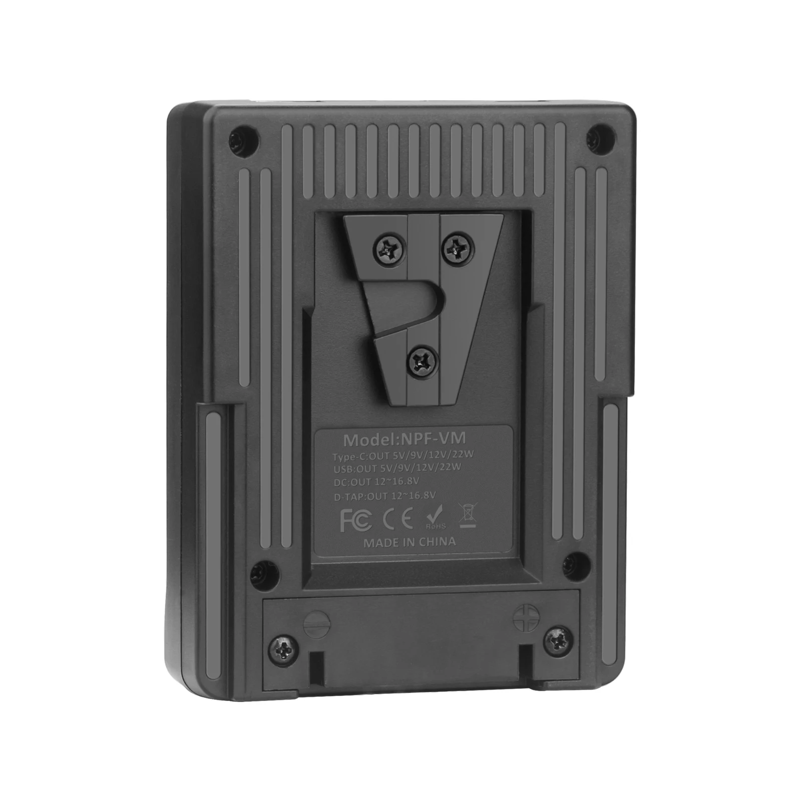 12v-16.8v saída interruptor de suporte de bateria dupla converter placa adaptadora para bateria de montagem em v para sony NP-F970 f950 f750 f550