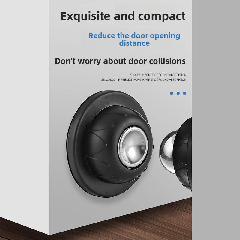 سيليكون الباب تمتص اللمس سيليكون المضادة للتصادم باب فندق المنزلية قوية المغناطيسي قوي كتم الباب كشك الباب سدادة #5