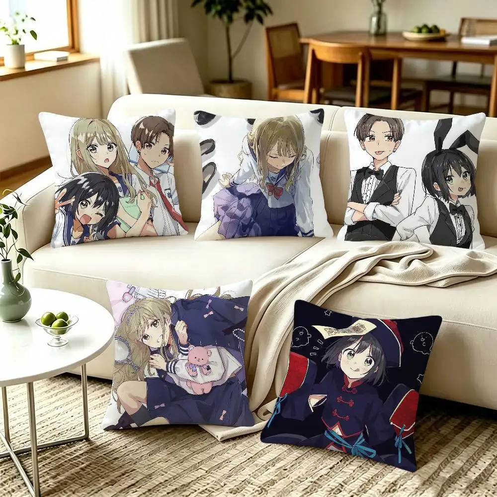 Senpai Wa Otokonoko Anime  Home Sofa Cushion Covers and Aecorative Custom Pillow Covers