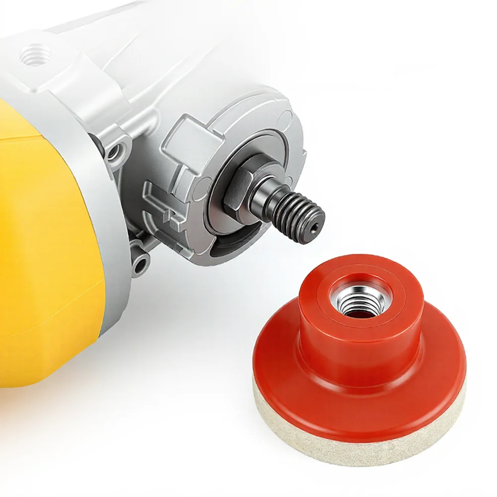 

1pc 50mm Wool Felt Polishing Pad Sanding Disc For Metal Wood Glass Marble Furniture Polishing Angle Grinder Accessories