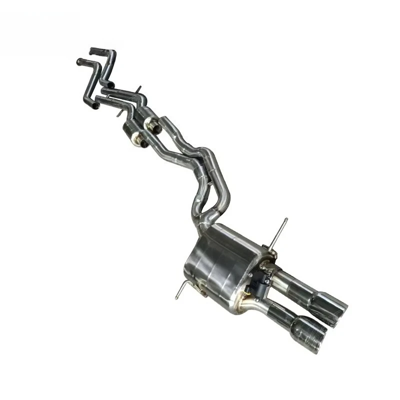 

High Performance 304 Stainless Steel Catback Valved Muffler Exhaust System for 330Ci E46 3.0L 2001