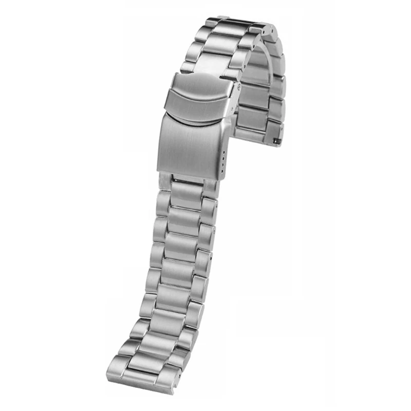 

Ремешок для часов из нержавеющей стали для Luminox 3051bo, 22 мм, 23 мм, из цельного металла, серебристый, черный, ремешок для часов, браслет, аксессуары для часов