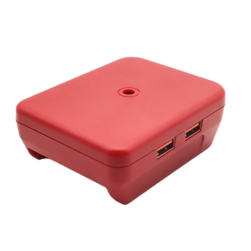 

Battery Adapter With Dual USB Fast Charger Port For Milwaukee 18V Li- Battery M18 48-11-1890 48-11-1865 48-11-1880-Y41A