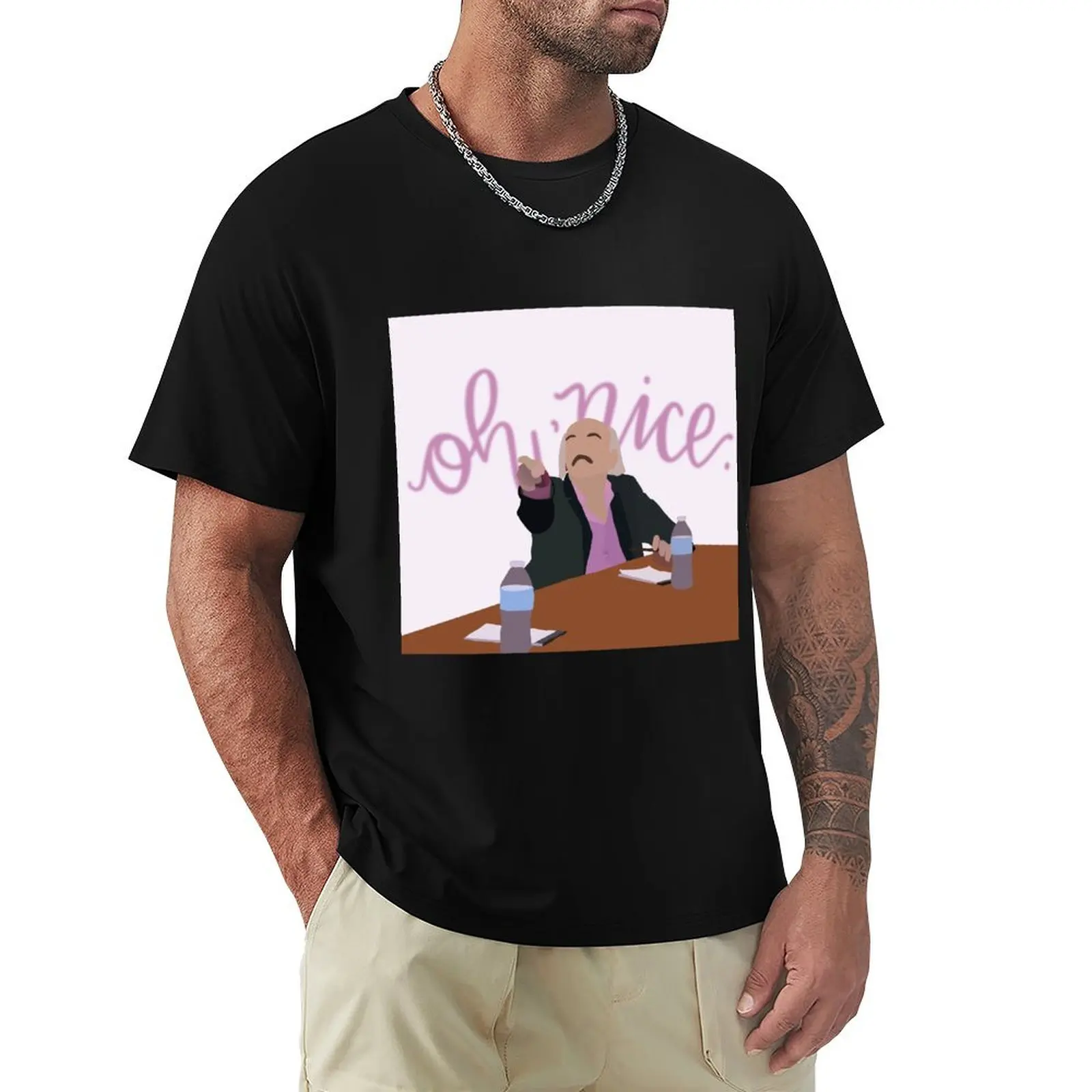 Tim Robinson 'Oh, Nice!' Focus Group T-Shirt t shirt man designer T-Shirt