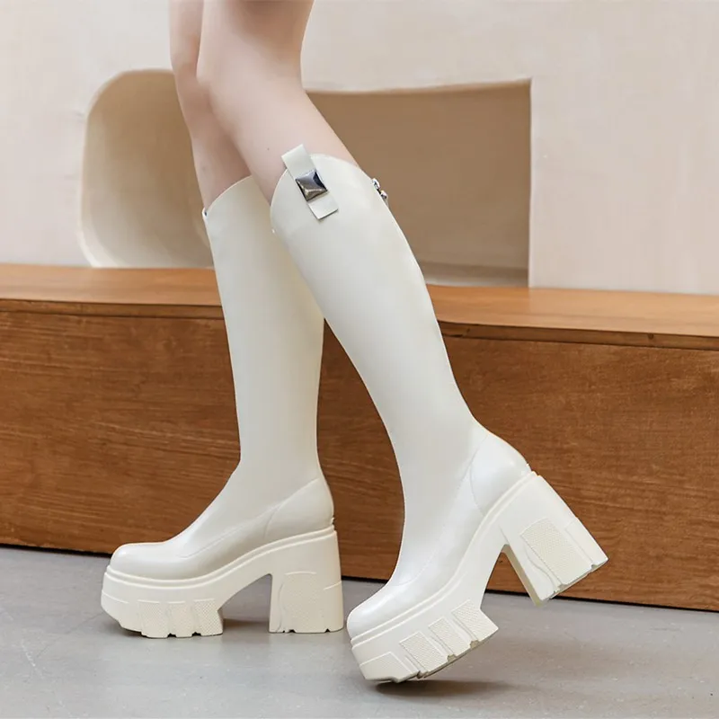 Botas Largas De Tacón Alto De 11 Cm Para Mujer Dimanyu, Botas De Caballero Con Plataforma Nuevas 2026, Botas Altas Con Cremallera Trasera Para Mujer — -45%, 68.99€ Coupon, from 80.99€ – 45% descuento – €80.99