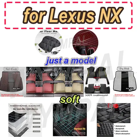 렉서스 NX 2021 2020 2019 2018 2017 2016 2015용 고급 자동차 바닥 매트