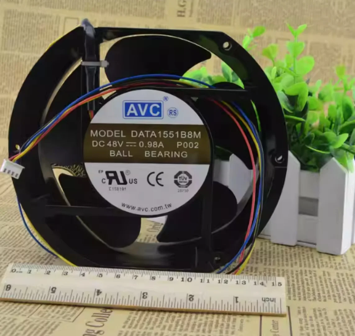 

Оригинальный вентилятор AVC 17251 DATA1551B8M 48V 0.98A с четырьмя проводами, металлическим корпусом и высокой термостойкостью