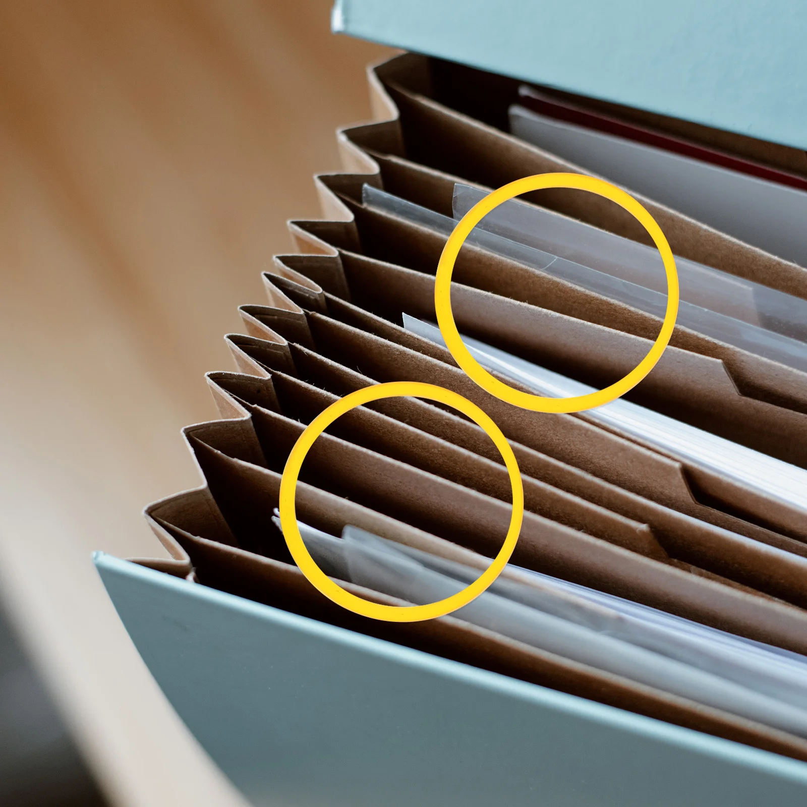 مجموعة واحدة من الأربطة المطاطية للوازم المكتبية، أربطة مرنة سميكة عالية المرونة لمجلدات الملفات، سلة المهملات، تنظيم المدرسة والمنزل