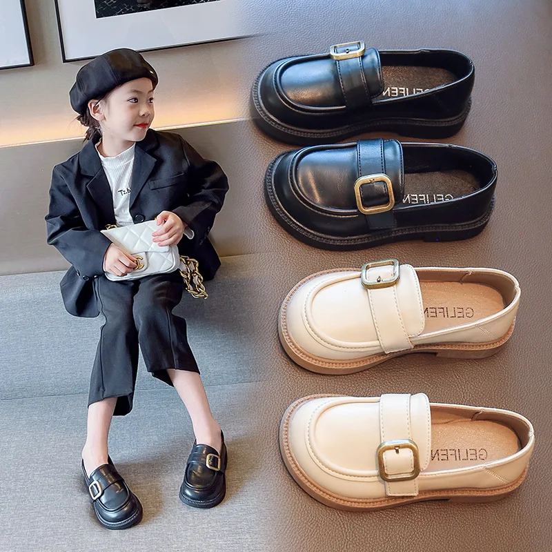 2026 Girls Flats Spring Fall Shallow Lazy Loafers Shoes for Kids Girl Comfortable Soft Sneaker Casual School Shoes Children