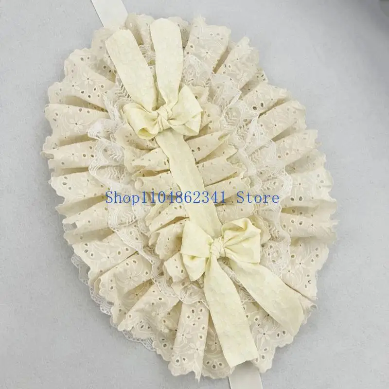 5asd อะนิเมะหมวกหรูหรามือเย็บลูกไม้ออกแบบตกแต่งผมเหมาะสำหรับเครื่องแต่งกายกิจกรรมกิจกรรมกลางแจ้งปรับพอดี