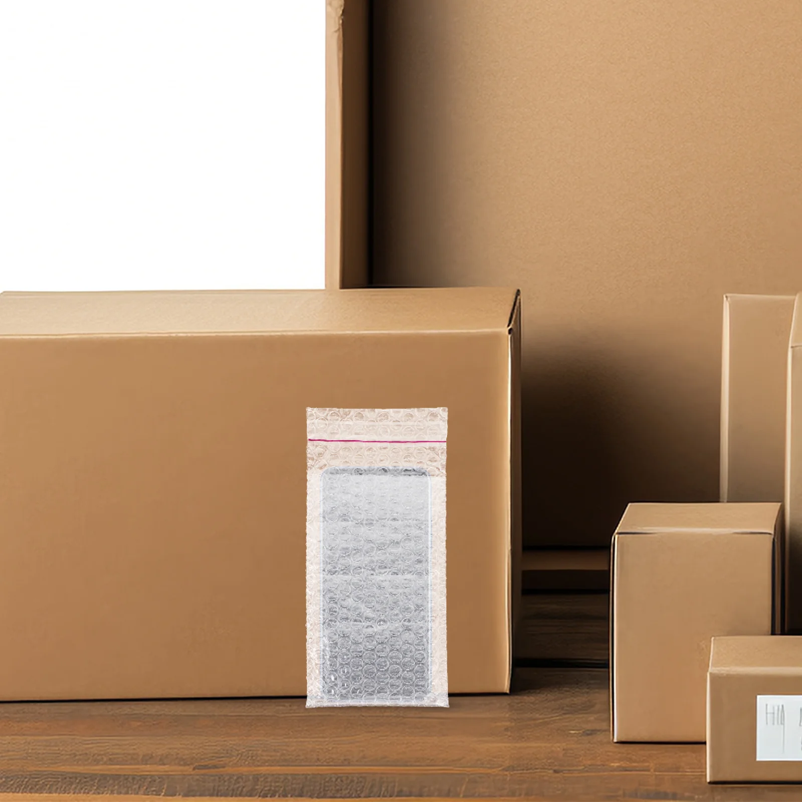 50 stuks doorzichtige gewatteerde enveloppen duurzame pe-materiaalverpakking voor kleine zakelijke benodigdheden verpakking voor kleine bedrijven