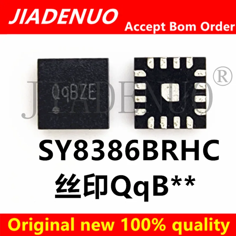 (5pcs)100% New SY8386BRHC SY8386B QqAZB QqBTB Q9A.. QFN-16 Chipset