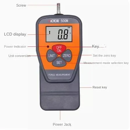 

500N Force Measurement Invisible Car Cover Test Tool TPU Transparent Film Tensile Testing Machine Puncture Tester Rechargeable