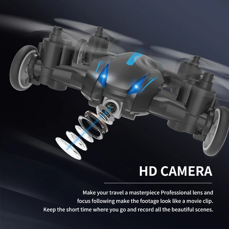 Jjrc H103W Dron helikopter z kamerą Hd 8K lądowa podwójny tryb powietrzna Fpv Mini drony zdalnie sterowany samochód pilot zdalnego sterowania Dron zabawki chłopcy