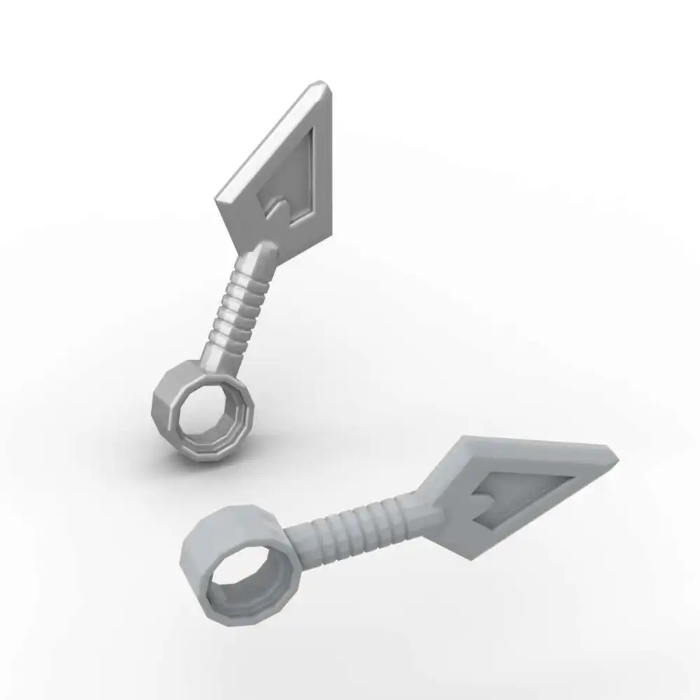 

MOC, 10 шт., часть BrIcks 98338, короткое копье с штифтовым отверстием, набор строительных блоков, высокотехнологичная ручная игрушка из частиц, подарки на день рождения для детей