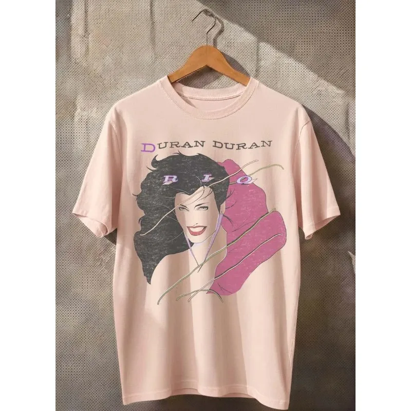 Duran Duran Rio Album T-shirt Retro T-shirt Summer New Item Suitable for Both Men and Women Casual Fashion T-shirt
