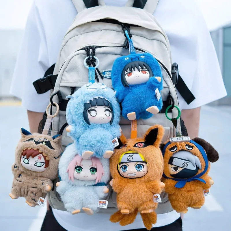 

100% оригинальная глухая коробка EAKI Naruto Shippuden Party Series, мягкий плюшевый орнамент ручной работы, коллекция игрушек, подарок