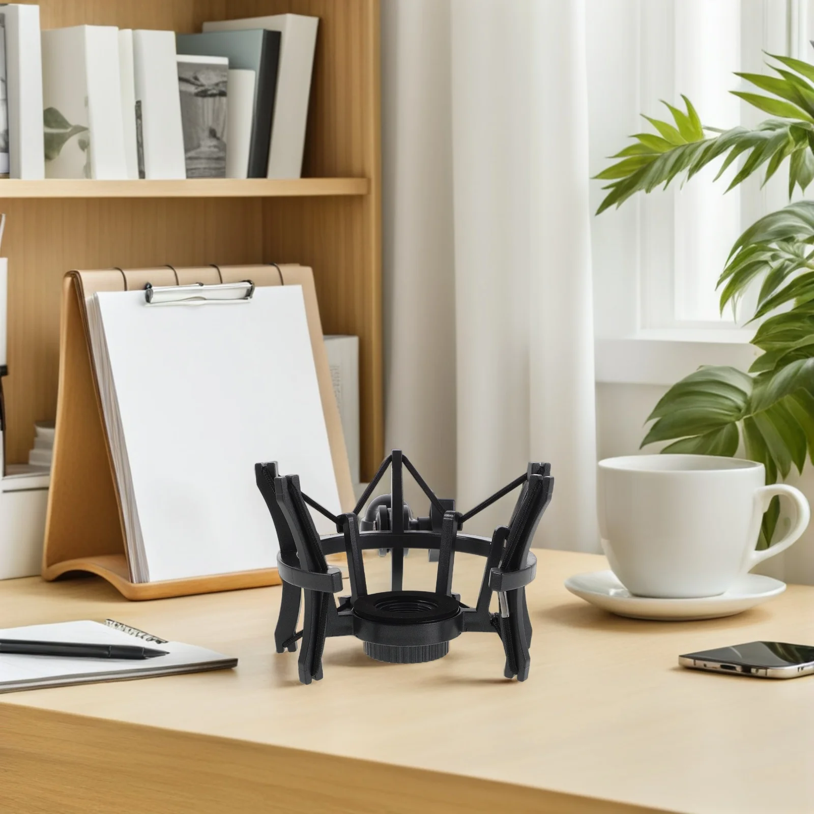 

Shock Mount Mic Holder for Recording Standing Portable Microphone Holders Damping