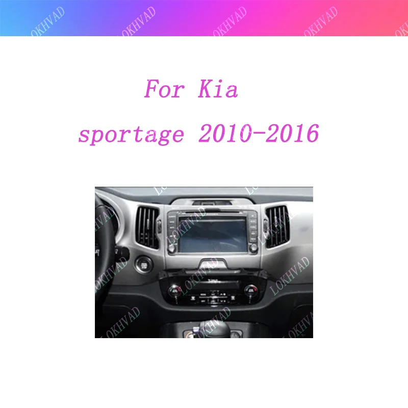 9 Inch For KIA SPORTAGE 2010-2016 Car Radio Stereo DVD GPS MP5 Android Player 2 Din Head Unit Panel Fascia Frame Install