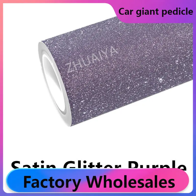 

Highest quality Purple super Diamonds Vinyl Wrap film wrapping film bright 152*18m roll quality Warranty covering film voiture