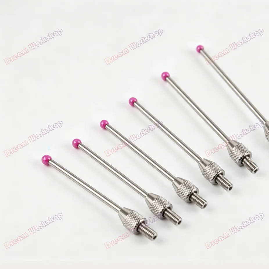 1PC Dial Indicator Probe With Ruby Ball Contact Points Thread Indicator Dial Gauge Gauge extension Rod Ruby Multimeter Test Lead