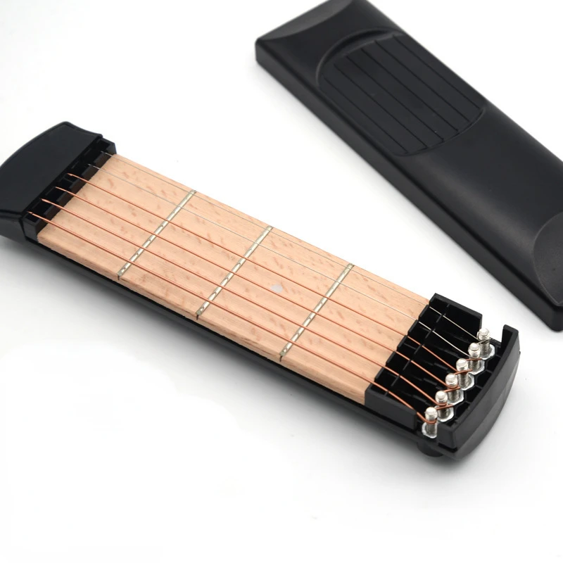 Pocket Guitar, Portable Guitar Practitioner, Hand Chord Conversion Practice Tool Guitar Finger Trainer