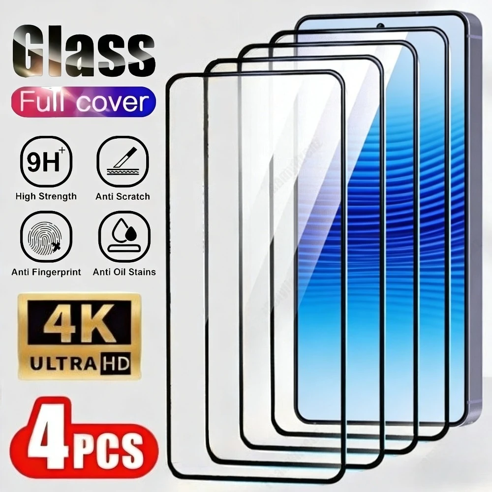 

Защитная пленка для экрана Ultra HD (4 шт.) для Samsung Galaxy S26 S25 S24 Ultra S23 S22 S21 Plus S25 S24 FE, закаленное стекло с защитой от царапин