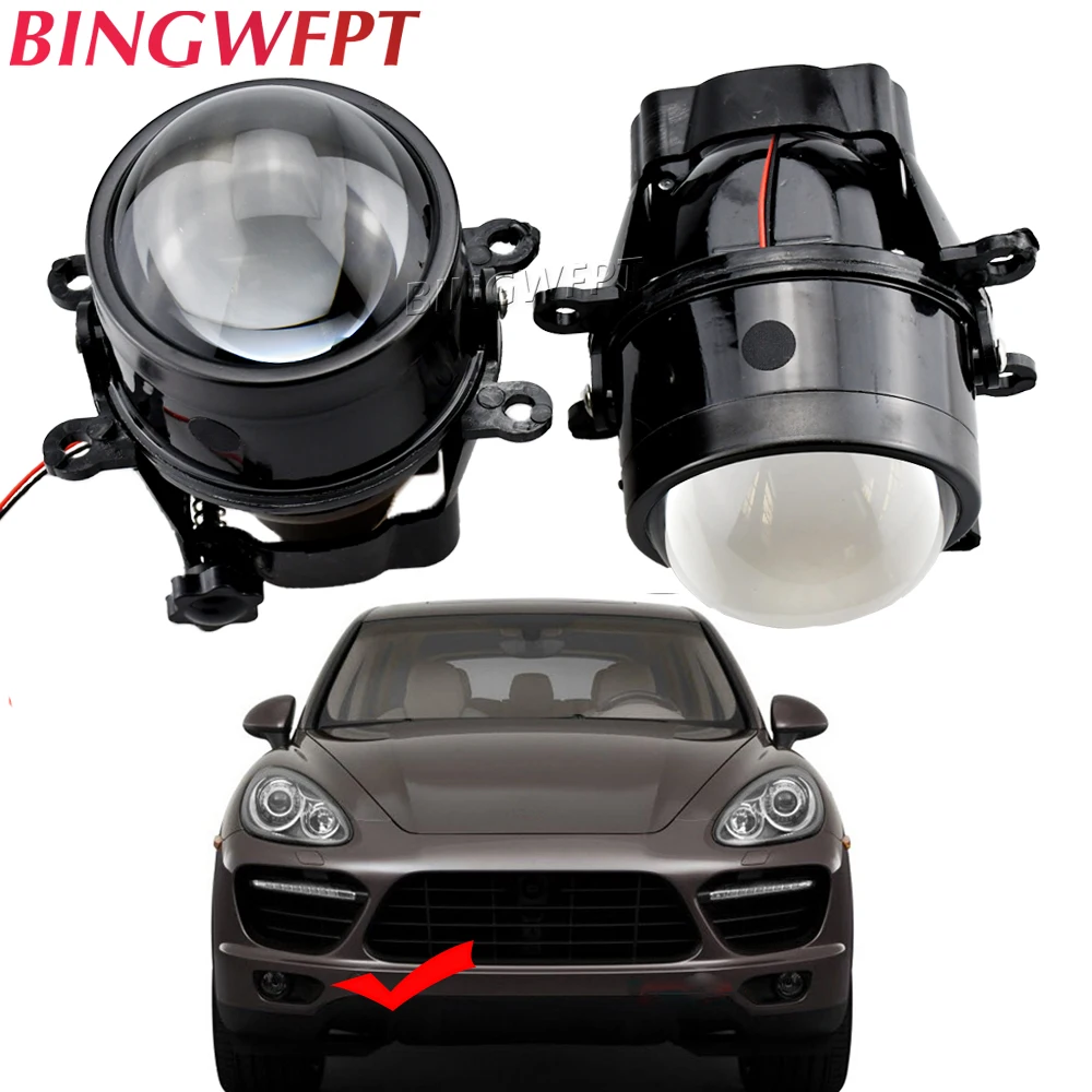 Fog Lights LED Fog Light For Porsche Cayenne 2011-2015 Foglights Lens Fog Lamp For Porsche Cayenne 955 2002-2010 Headlight Lamp