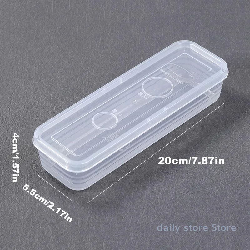 Fresh Box Noodle Plastic Food Preservation Sealed Box Rectangle Fruit Container Refrigerator Storage Kitchen Supply Home Tool