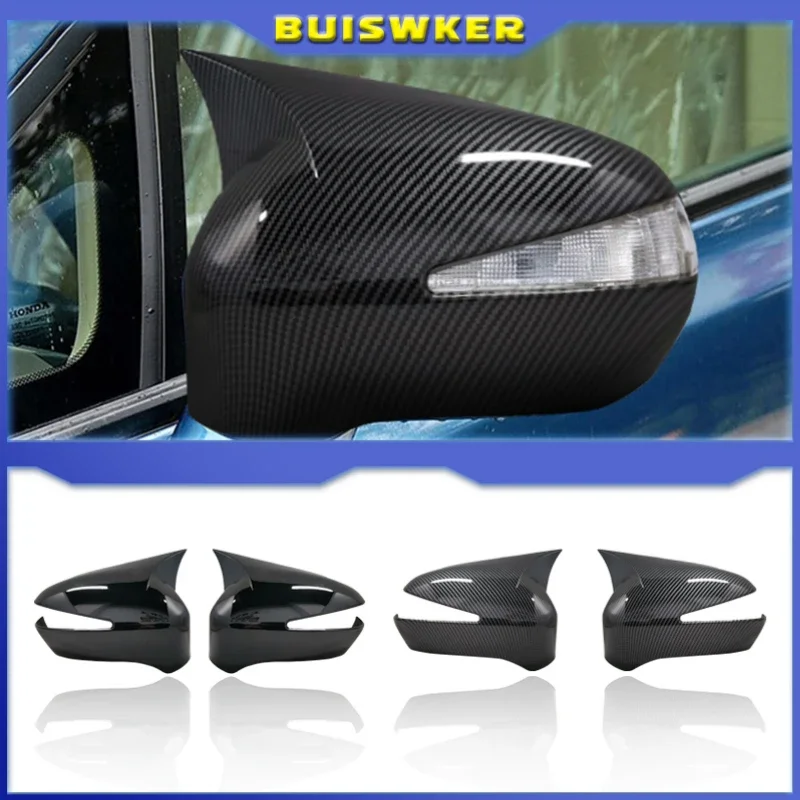 

Carbon Fiber Car Rear View Door Wing Mirror Side Mirror Cover Caps Shell Case for Honda Civic 8th gen 2006-2012