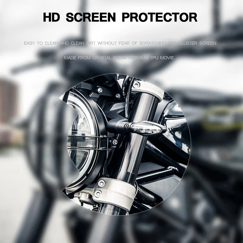 4X Instrument Cluster Scratch Protection Film Screen Protector For Husqvarna Svartpilen 401 VITPILEN 401 20-21